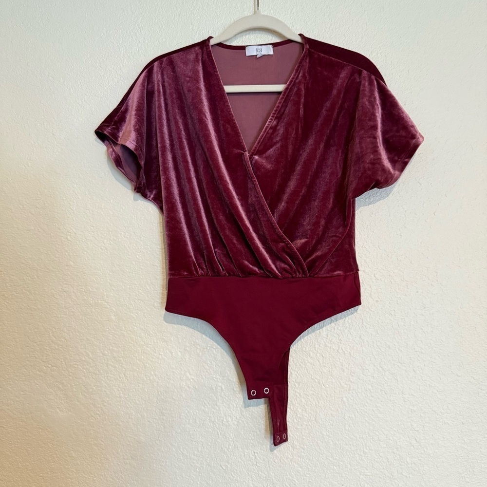 NSR velvet bodysuit